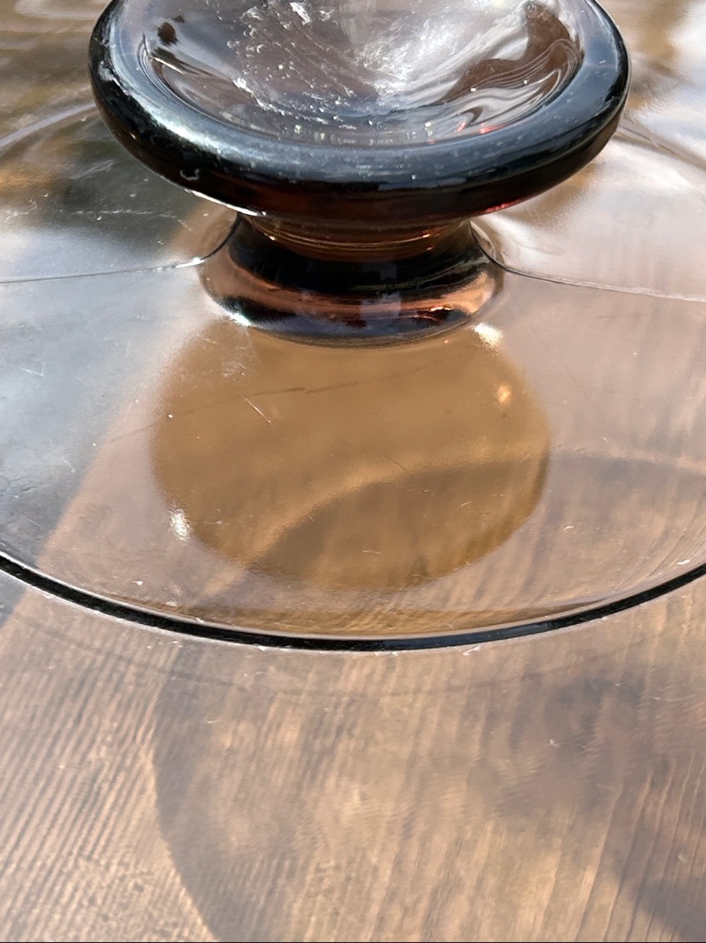 Pyrex Amber Casserole Replacement Lid # A12C - Picture 3 of 4